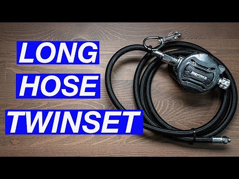 HOW TO SETUP THE LONG HOSE | Hog loop setup on a Twin Set for scuba diving | APEKS XTX DST REG