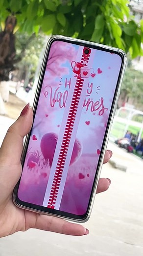 Romantic Zipper Lock Screens for Valentine's Day