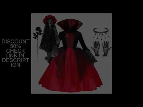 Halloween Girl Cosplay Vampire Dress For Kids Ghost Bride Vampire Costume Vampiran Carnival Party Ou