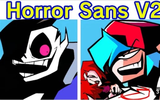 Friday Night Funkin' Vs Ft. Horror Sans | 午夜饥饿V2 取消制作 (FNF Mod/Undertale)