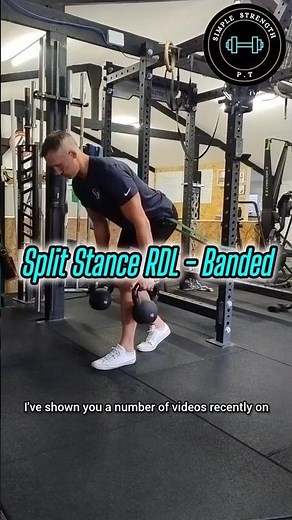 Split Stance RDL (Banded) - A Simple Way to Build More Impressive Glutes!