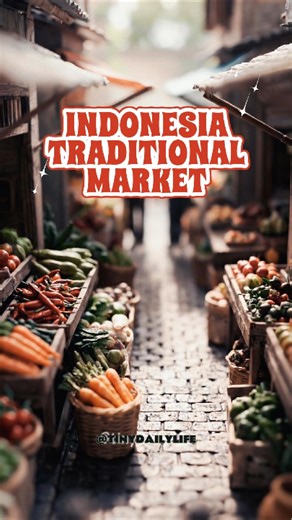 once upon time in the morning at traditional market #market #shorts #tinylife