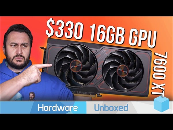 【4K60帧】Radeon RX 7600XT 评测跑分：AMD能否淘汰RTX 4060？| 作者：Hardware Unboxed | 机翻中文