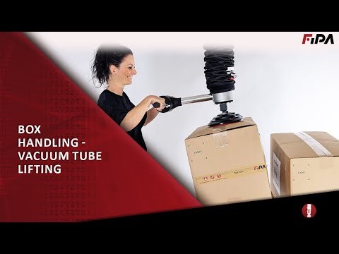 Effortless Box Handling with the vacuum tube lifter FIPALIFTmax | FIPA