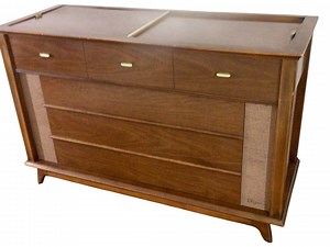 MCM Vintage Mid-century Modern Magnavox High-fidelity Stereo Console – Walnut Wood, Retro Audio Elegance. - Etsy