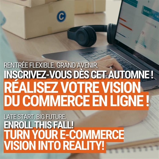 Lancez votre carrière en commerce électronique dès cet automne ! 🚀 Vous souhaitez maîtriser la vente en ligne et l’entrepreneuriat digital ? Bonne nouvelle : l’Institut Trebas Québec inc. offre des rentrées flexibles pour l’automne 2025 dans son programme en demande LCA.FQ : Commerce électronique et gestion des affaires en ligne (16 mois). 📅 Rentrées flexibles : Français : 22 octobre & 18 novembre 2025 Anglais : 2 octobre & 6 novembre 2025 Pourquoi choisir ce programme ? 💡 Formation complète 