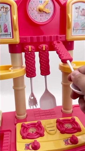 Satisfying with Unboxing_Review Miniature Kitchen Set Toys Cooking Video_ASMR #unboxing #toys