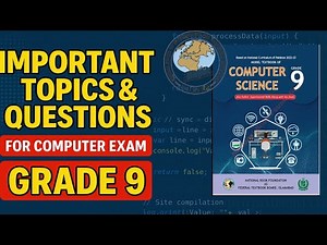 12 Most Important Computer Topics & Questions | Federal Board 2025 Exam I National Book foundation