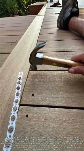 The Ultimate Time-Saving Hack for Composite Decking Plugs