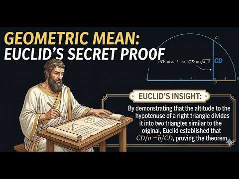 Euclid's Own Proof That the Altitude Is the Geometric Mean
