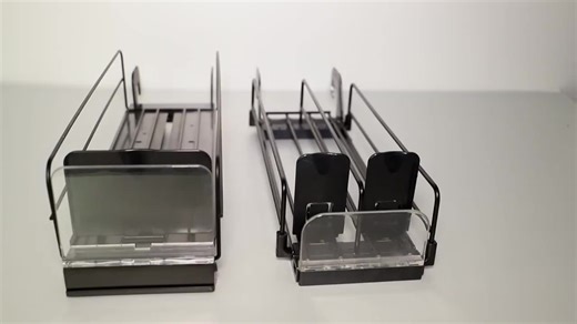 Supermarket Shelf Display Trays Shelf Spring Loaded Pusher System Tray
