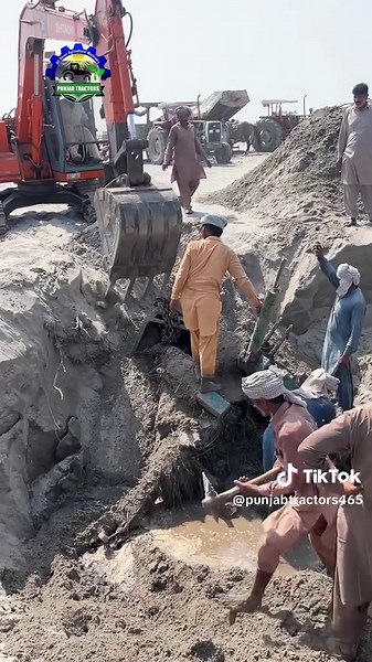 Rescue of Laser Leveller from Flooded Chanab River