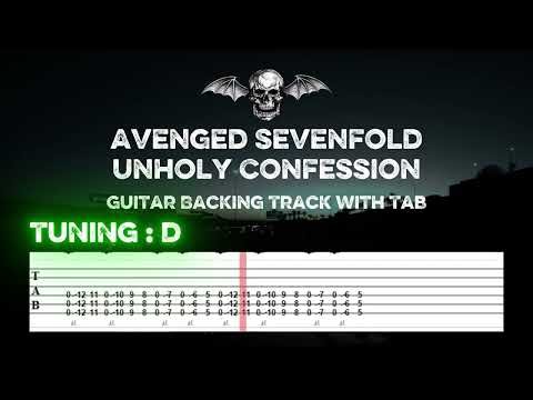 Avenged Sevenfold - Unholy Confessions [ Guitar Backing Track With Tabs ]