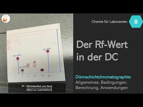 Der Rf-Wert in der Dünnschichtchromatographie - LF08 - Chemie für Laboranten - DerChemieFuchs