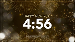New Year Fireworks - Countdowns 5-Minute