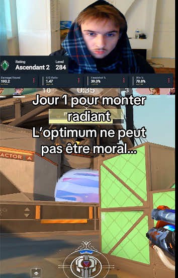 J’arrête tiktok ou pas ??? #valorant #radiant #france #aim #edit