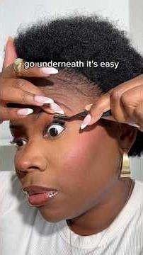 Apply strip lashes just like cluster lashes