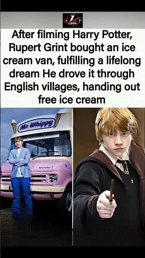 Rupert Grint's Mr Whippy dream van 🍦🧙‍♂️ #IceCreamRon