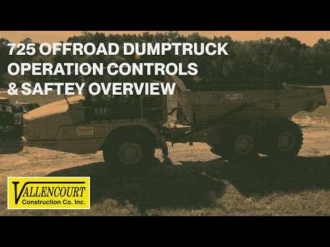 Caterpillar 725 Operation Guide | Articulated Dump Truck Controls & Best Practices