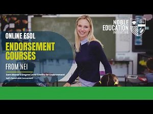 NEI ESOL Endorsement Courses