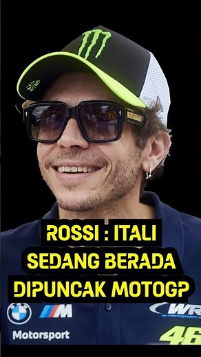 ROSSI: ITALY IS AT THE PEAK OF MOTOGP #motogp #rossi #valentinorossi #vr46 #motogpnews