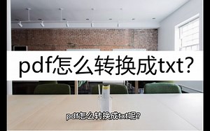 pdf怎么转换成txt？几个办法轻松搞定