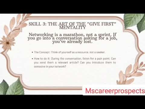 "Networking is a Skill! 3 Hacks to Connect with Anyone Fast! "