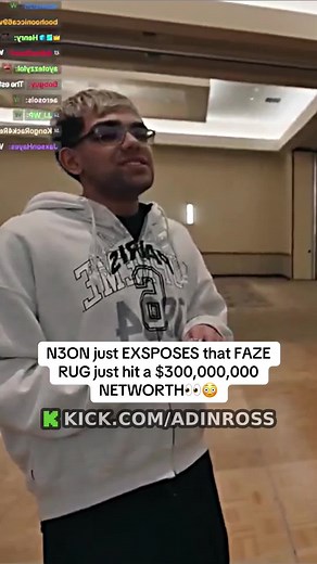 N3ON just EXSPOSES that FAZE RUG just hit a $300,000,000 NETWORTH👀😳 #n3on #fazerug