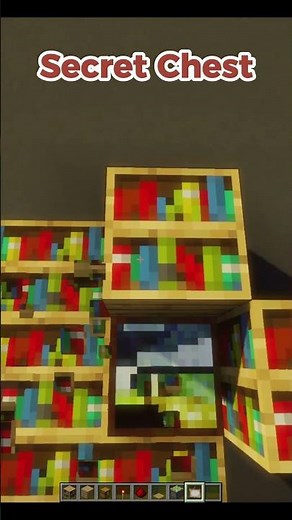 Minecraft Best Secret Chest🔐! #Shorts