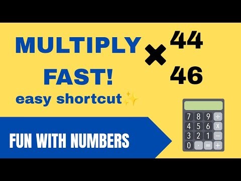 “Amazing Multiplication Trick | Learn Fast | Fun With Numbers”
