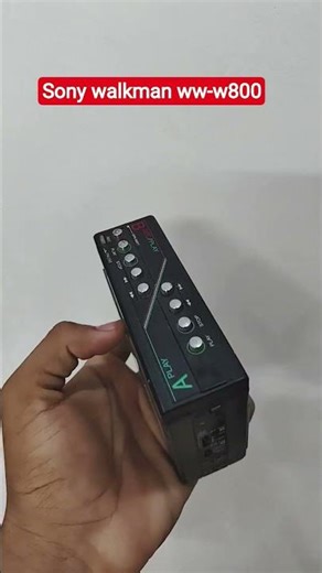 Sony ww - w800 rare model dual cassette walkman 90233 21435