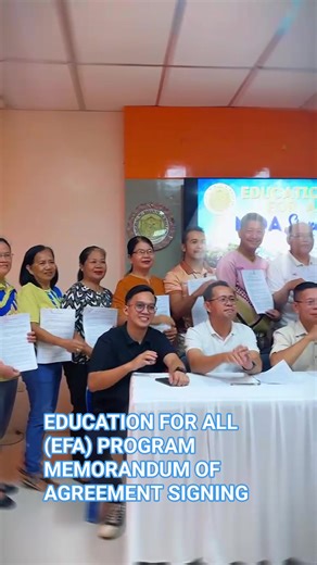 The Education For All (EFA) MOA Signing which took place today, August 20,2025. The activity aims to ensure the proper implementation of the said program under the administration of Mayor Pedro M. Matinong Jr. #moresmilemoreactions #SMILESurallah #SMILESurallahBIDAKA #EFAProgram #communitydevelopmentinformationprogram | LGU Surallah