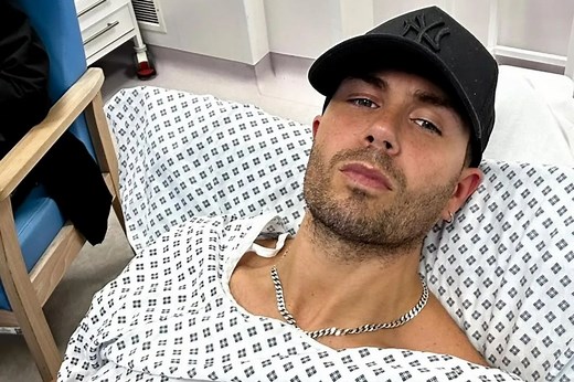 Max George reveals he is back in hospital after two heart operations