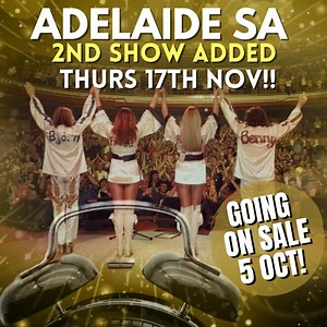 ⏰⏰ ADELAIDE BJORN AGAIN FANS... set your alarms!! ⏰⏰ We are adding a 2nd show at Festival Theatre! 17th NOV 2022 ⏰⏰ 𝐓𝐡𝐞 𝐬𝐡𝐨𝐰 𝐢𝐬 𝐠𝐨𝐢𝐧𝐠 𝐨𝐧 𝐬𝐚𝐥𝐞 𝟓𝐭𝐡 𝐎𝐂𝐓!! Limited tickets will be available - so RING RING your fellow DANCING QUEENS and make sure you don't miss out! 𝐓𝐈𝐂𝐊𝐄𝐓𝐒 𝐕𝐈𝐀 𝐓𝐈𝐂𝐊𝐄𝐓𝐄𝐊 𝐨𝐫 𝐯𝐞𝐧𝐮𝐞 𝐰𝐞𝐛𝐬𝐢𝐭𝐞 https://www.adelaidefestivalcentre.com.au/whats-on/mamma-mia-here-we-go-again-2022-tour?dateId=18-11-2022&performanceId=EAFT2022938BA | Bjorn 