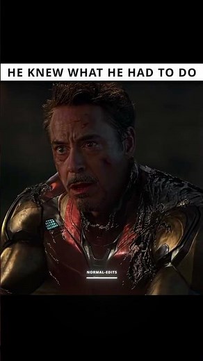 TONY DID WHAT HE HAD TO | Ironman edit | Song - Love me not