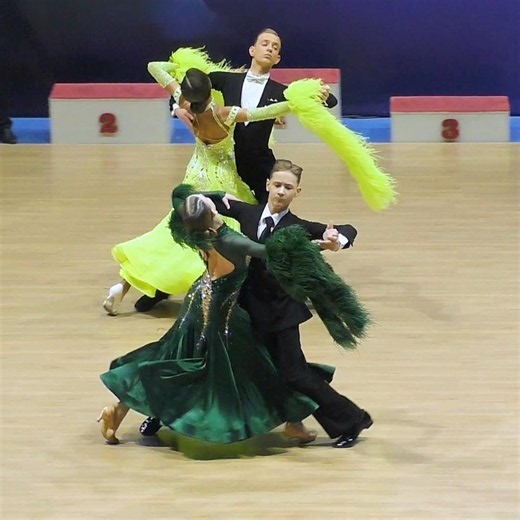 Slow Foxtrot. Vasily Chasovskoy and Kristina Ganichkina. Junior 2 Open La 1/2. Triada Cup 2026