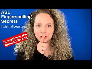 Secret 8: Sometimes It's Spelled Wrong *Fingerspelling Secrets* #asl #fingerspelling