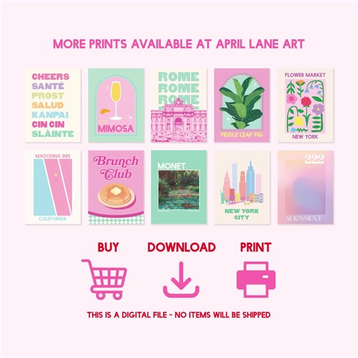 Book Lover Gallery Wall, Digital Art Download, Book Club Decor, Trendy Reading Posters, Gift for Book Lover Wall Art, Literary Girl Wall Art - Etsy