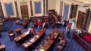 33K views · 350 reactions | Video taken inside the U.S. Capitol shows pro-Trump protesters having gained access to the Senate chambers after breaking into the building. READ MORE: https://buff.ly/2JVBh0Y | Hawaii News Now | Facebook