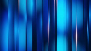 Abstract Blue Neon Stripes
