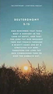 📖🕊️ Remember You Were a Servant | Deuteronomy 5:15 Explained in Modern Babylon 🔥🏛️