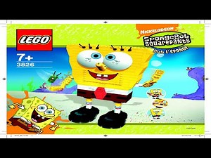 LEGO Instructions - SpongeBob SquarePants - 3826 - Build-A-Bob