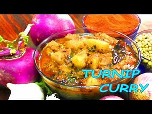 TURNIP CURRY-SHALGAM SABZI-EASY AND QUICK SOUTH INDIAN TURNIP RECIPE