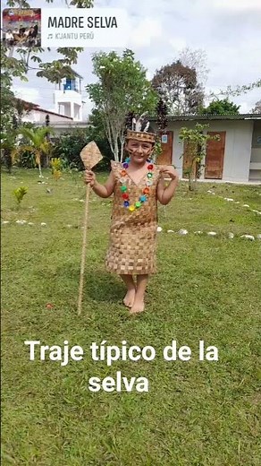traje típico de la selva