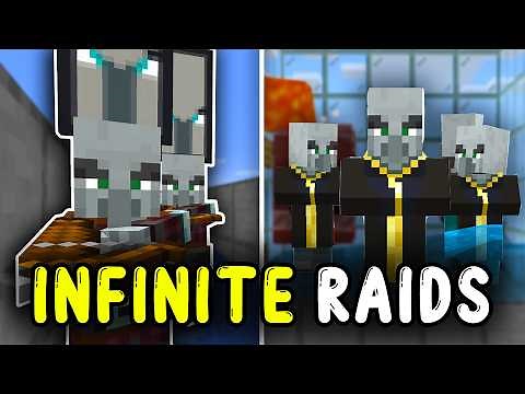 ULTIMATE RAID XP Farm Minecraft Bedrock 1.21/26.1+!