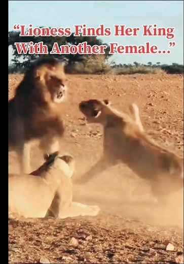 “Lion vs Lioness: Cheating Fight!”