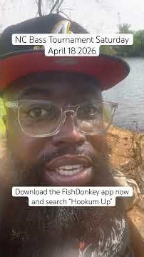 NC Bass Fishing Tournament this weekend at Jordan lake