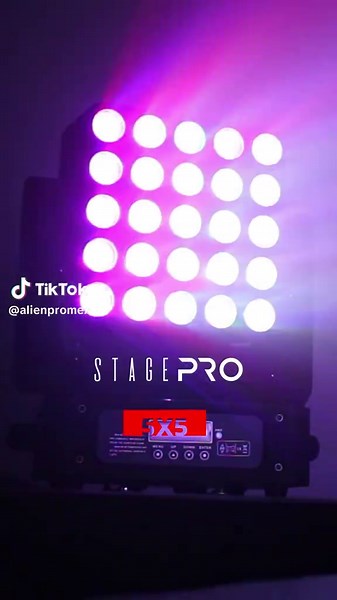 Con 25 LEDs de 16W RGBW 4 en 1, la Matrix 5x5 ofrece efectos espectaculares gracias a sus PAN y TILT infinitos. ⚡️ Funciona con alimentación 100-240V, 50/60Hz, consumo de 400W y modos DMX512, automático, audio rítmico y maestro-esclavo, ideal para escenarios profesionales. Contáctanos: https://wa.me/5564137229 💬