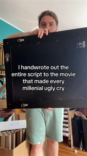 Handwritten Script of The Iron Giant for Sale