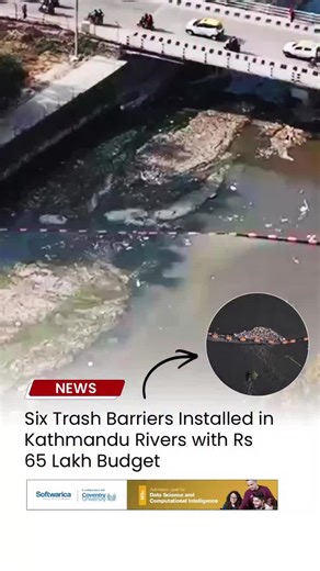 Kathmandu Installs Floating Trash Barriers to Clean Rivers